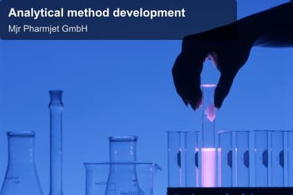 Mjr Pharmjet GmbH sell "Analytical method development"