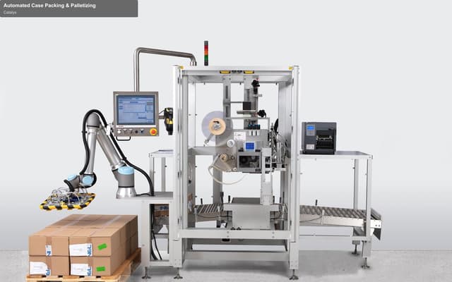 Catalyx sell "Automated Case Packing & Palletizing"