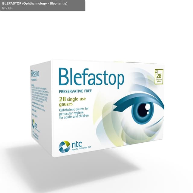 NTC S.r.l. sell "BLEFASTOP (Ophthalmology - Blepharitis)"