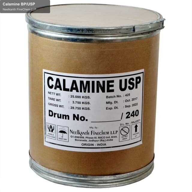 Neelkanth FineChem LLP sell "Calamine BP/USP"