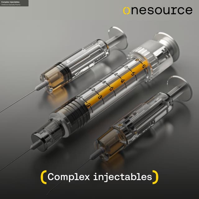 OneSource Specialty Pharma sell "Complex injectables"