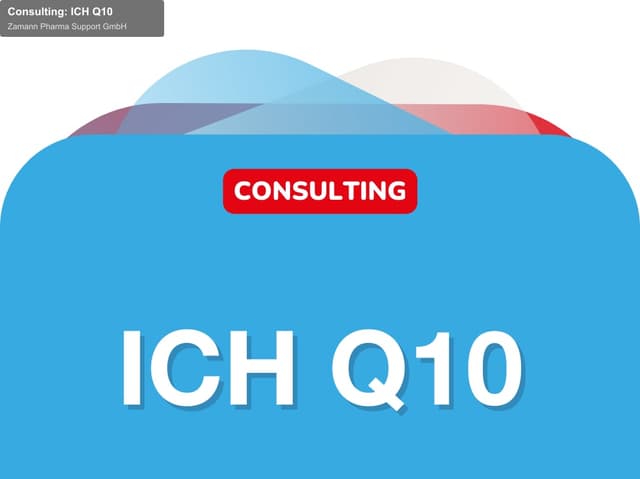 Zamann Pharma Support GmbH sell "Consulting: ICH Q10"