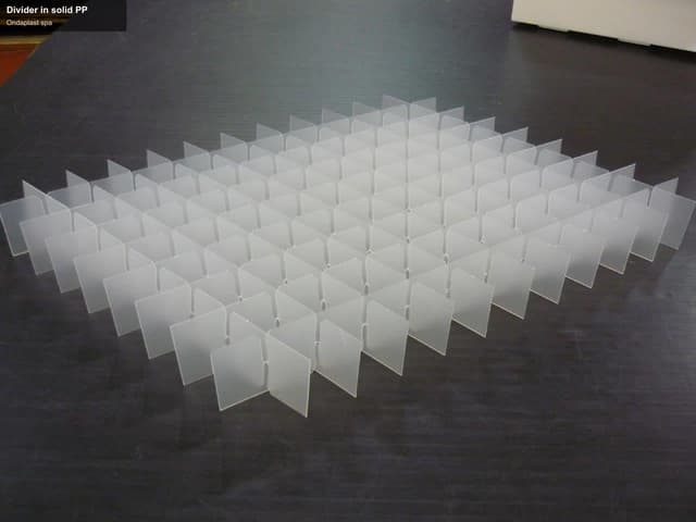 Ondaplast spa sell "Divider in solid PP"