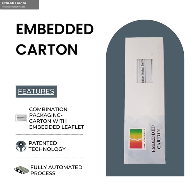 Printmann Offset Pvt Ltd sell "Embedded Carton"