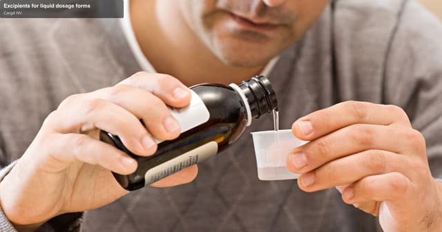 Cargill NV sell "Excipients for liquid dosage forms"