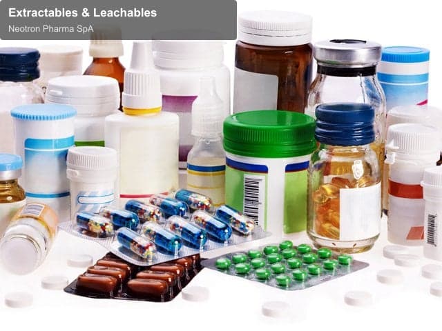 Neotron Pharma SpA sell "Extractables & Leachables"