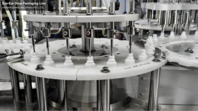 HARIKRUSHNA MACHINES PVT. LTD. sell "Eye-Ear Drop Packaging Line"