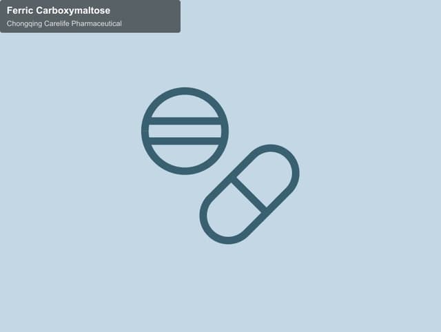 Chongqing Carelife Pharmaceutical Co.,Ltd. sell "Ferric Carboxymaltose"