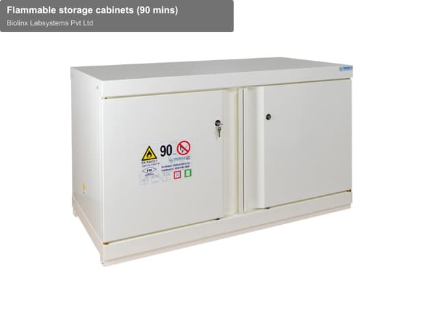 Biolinx Labsystems Pvt Ltd sell "Flammable storage cabinets (90 mins)"