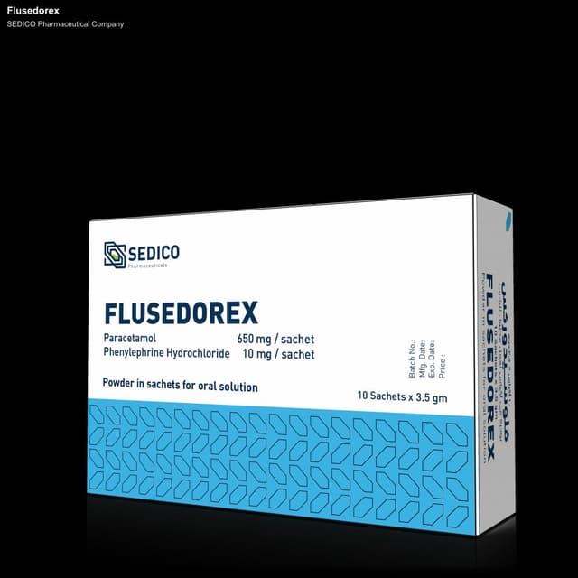 SEDICO Pharmaceutical Company sell "Flusedorex"