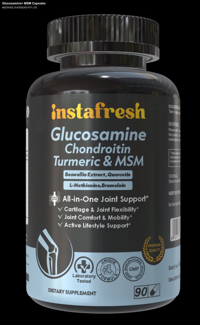 MEDWISE OVERSEAS PVT LTD sell "Glucosamine+ MSM Capsules"