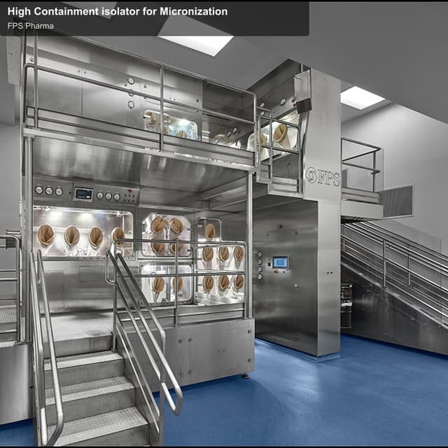 FPS Pharma sell "High Containment isolator for Micronization"