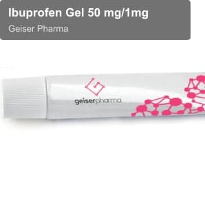 Geiser Pharma sell "Ibuprofen Gel 50 mg/1mg"