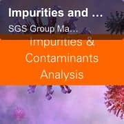 SGS Group Management SA sell "Impurities and contaminants analysis"