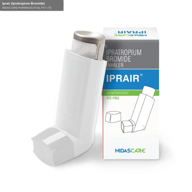 MIDAS CARE PHARMACEUTICAL PVT. LTD. sell "Iprair (Ipratropium Bromide)"