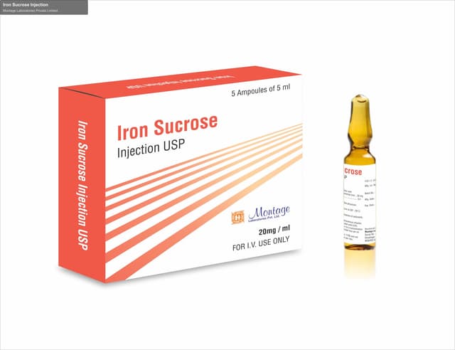 Montage Laboratories Private Limited sell "Iron Sucrose Injection"