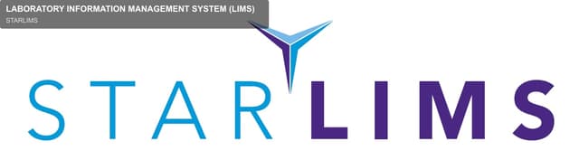 STARLIMS sell "LABORATORY INFORMATION MANAGEMENT SYSTEM (LIMS)"