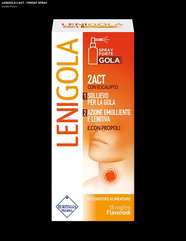 Euritalia Pharma sell "LENIGOLA 2 ACT - THROAT SPRAY"
