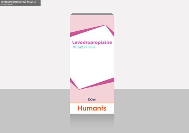Humanis Saglik A.S. sell "LEVODROPROPIZINE SYRUP 30 mg/5 ml"
