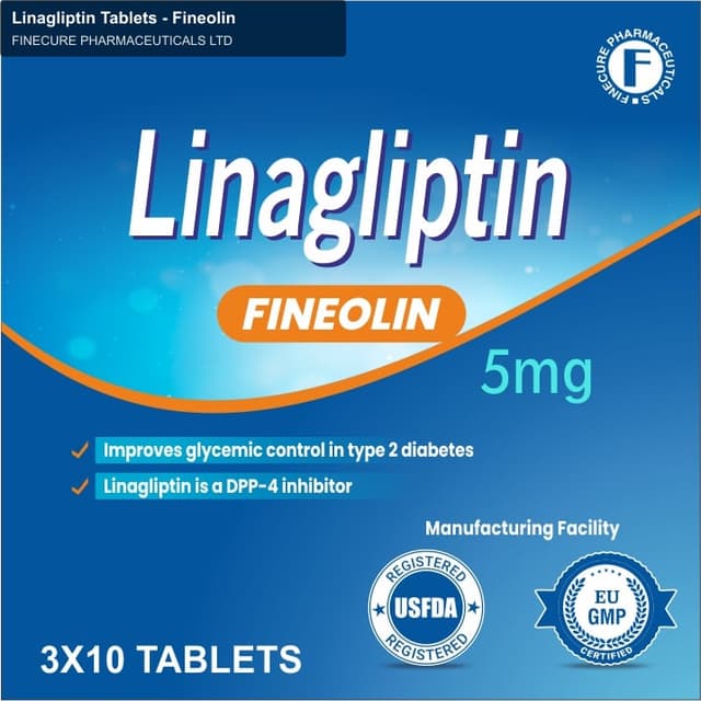 Finecure Pharmaceuticals Ltd sell "Linagliptin Tablets - Fineolin"