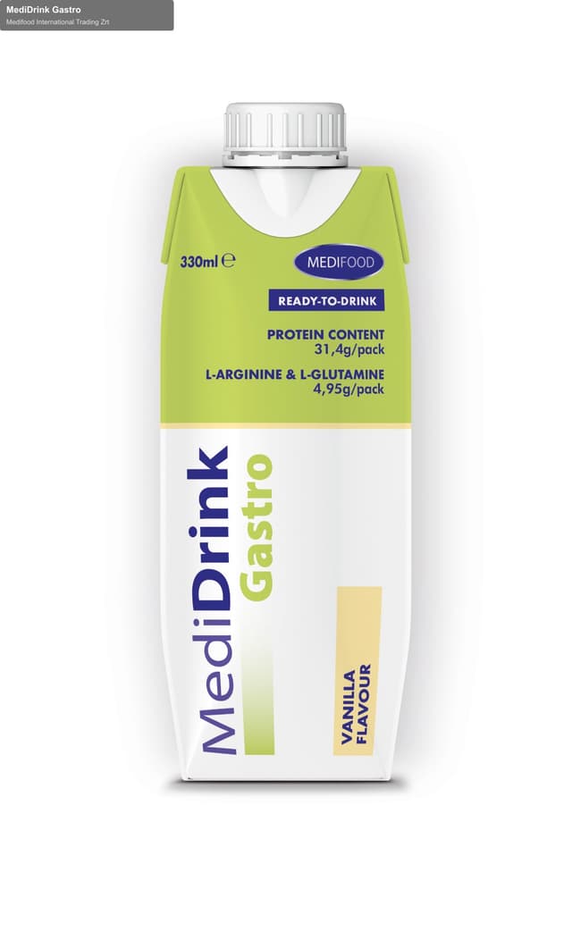 Medifood International Trading Zrt sell "MediDrink Gastro"