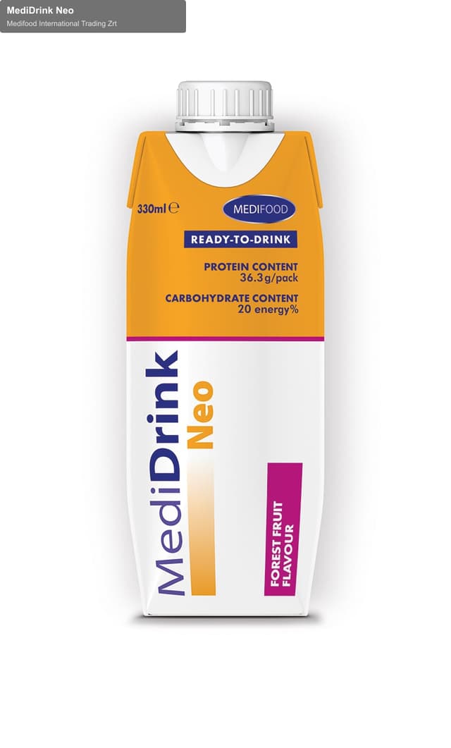 Medifood International Trading Zrt sell "MediDrink Neo"