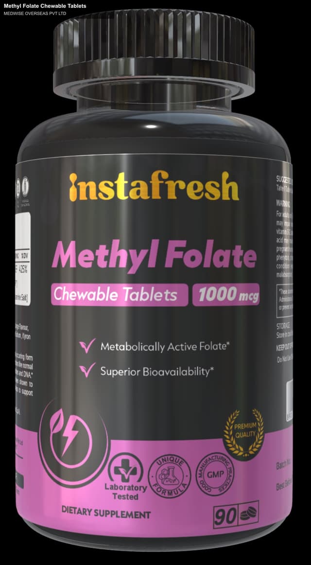 MEDWISE OVERSEAS PVT LTD sell "Methyl Folate Chewable Tablets"