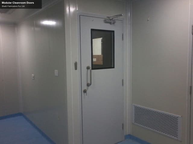 Sheth Fabricators Pvt. Ltd. sell "Modular Cleanroom Doors"