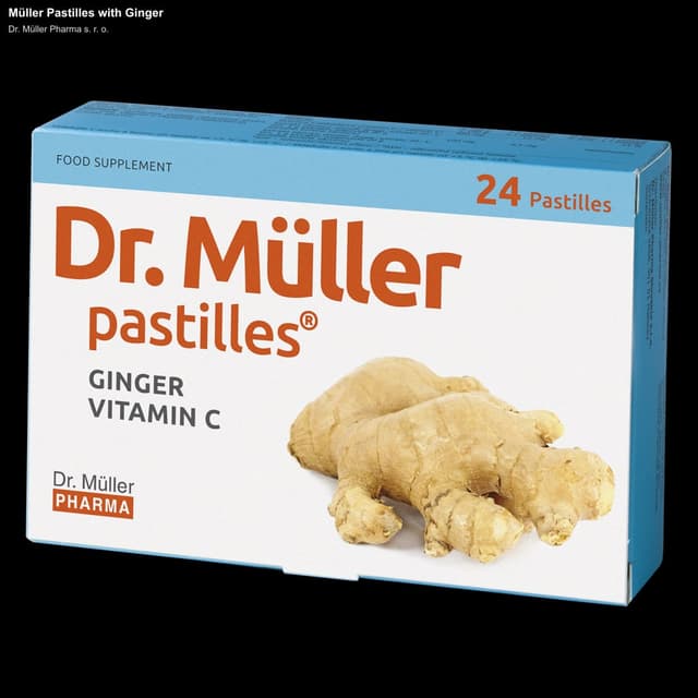 Dr. Müller Pharma s. r. o. sell "Müller Pastilles with Ginger"
