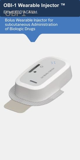 Elcam E3D ACA Ltd. sell "OBI-1 Wearable Injector ™"