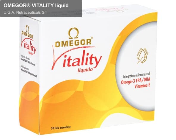 U.G.A. Nutraceuticals Srl sell "OMEGOR® VITALITY liquid"
