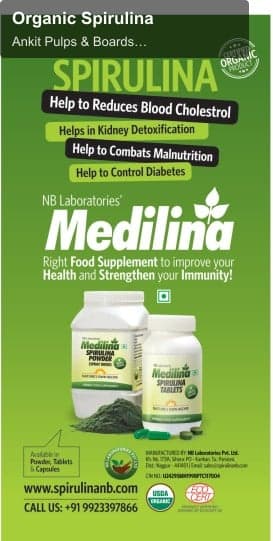 Ankit Pulps & Boards Pvt. Ltd. sell "Organic Spirulina"