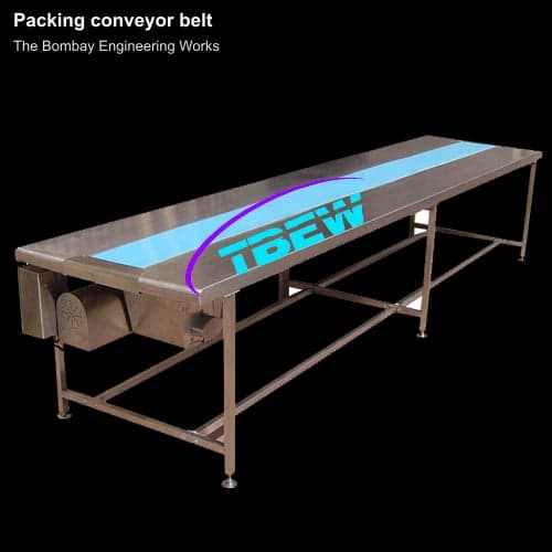 The Bombay Engineering Works sell "Packing conveyor belt"