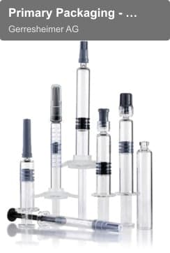 Gerresheimer AG sell "Primary Packaging -   Gx® prefillable syringes"