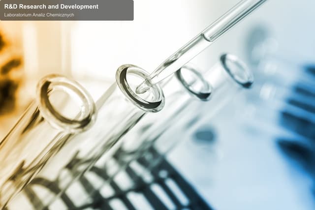 Laboratorium Analiz Chemicznych sell "R&D Research and Development"