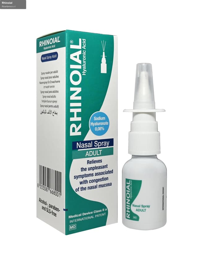 Ricerfarma s.r.l sell "Rhinoial"