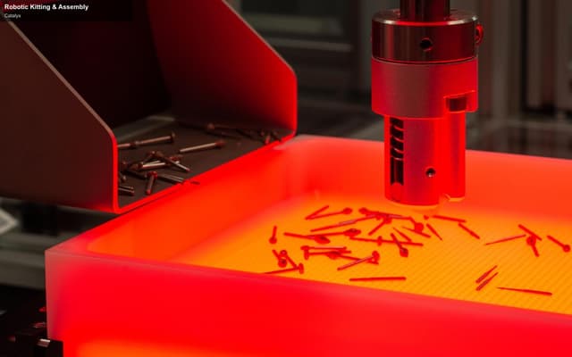 Catalyx sell "Robotic Kitting & Assembly"