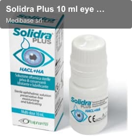 Medibase srl sell "Solidra Plus 10 ml eye drops"