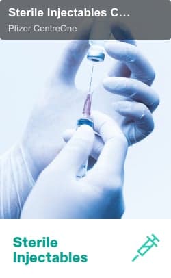 Pfizer CentreOne sell "Sterile Injectables Contract Manufacturing"
