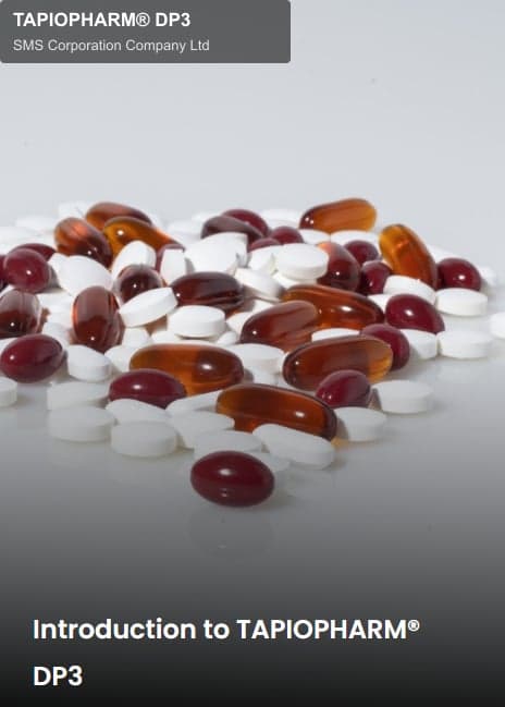 SMS Corporation Company Ltd sell "TAPIOPHARM® DP3"