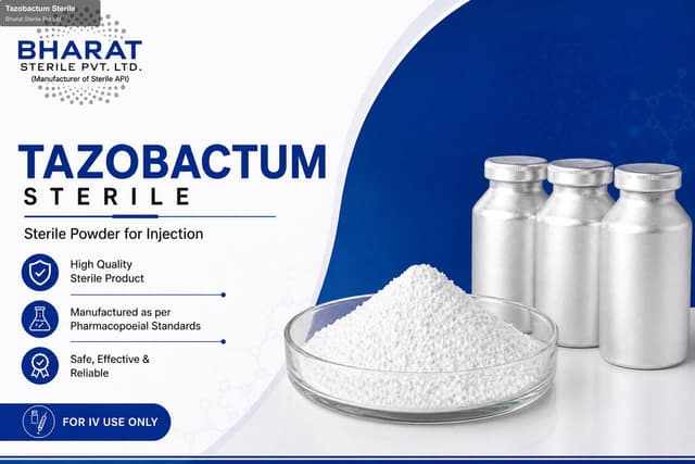 Bharat Sterile Pvt Ltd sell "Tazobactum Sterile"