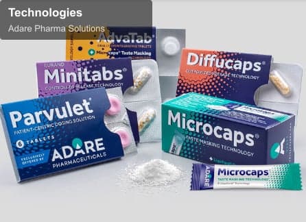 Adare Pharma Solutions sell "Technologies"
