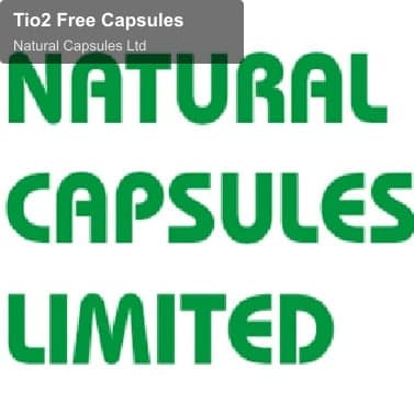 Natural Capsules Ltd sell "Tio2 Free Capsules"