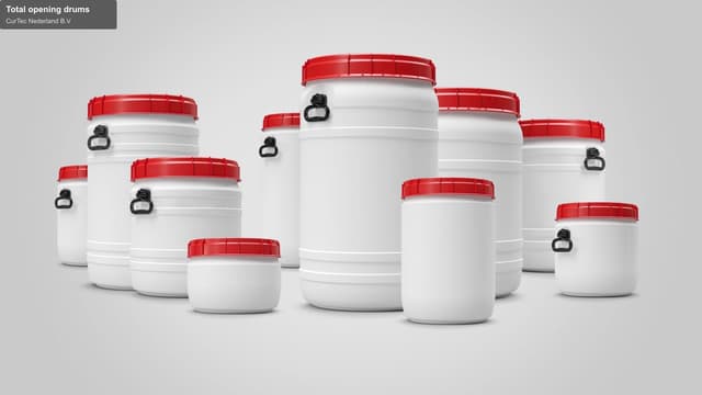 CurTec Nederland B.V sell "Total opening drums"