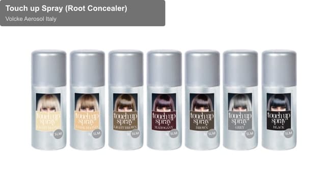 Volcke Aerosol Italy sell "Touch up Spray (Root Concealer)"
