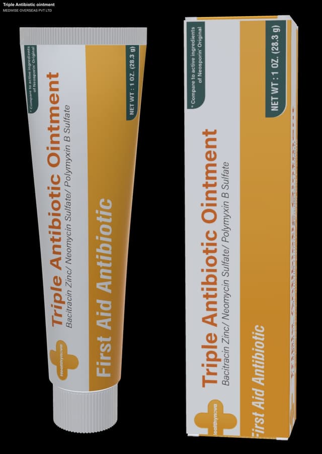 MEDWISE OVERSEAS PVT LTD sell "Triple Antibiotic ointment"