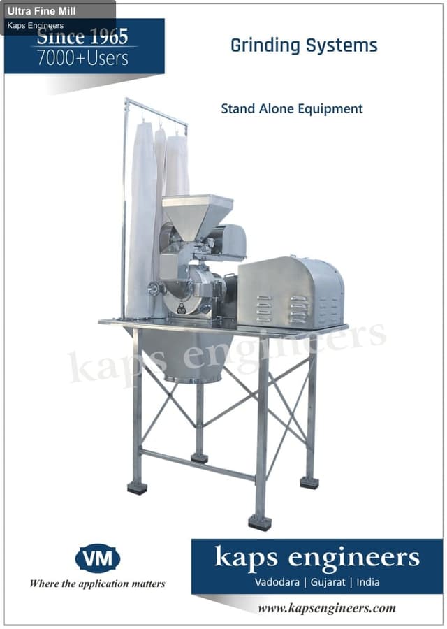Kaps Engineers sell "Ultra Fine Mill"