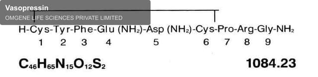 OMGENE LIFE SCIENCES PRIVATE LIMITED sell "Vasopressin"