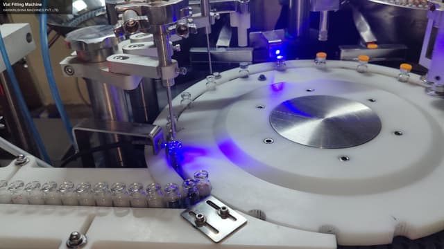 HARIKRUSHNA MACHINES PVT. LTD. sell "Vial Filling Machine"