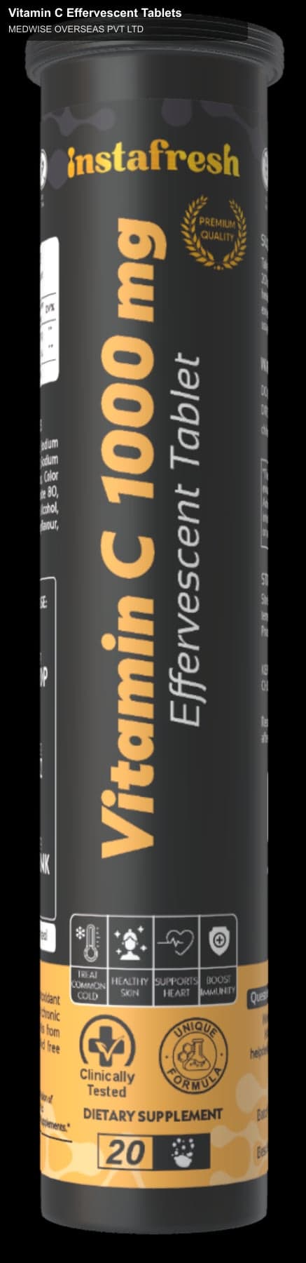 MEDWISE OVERSEAS PVT LTD sell "Vitamin C Effervescent Tablets"